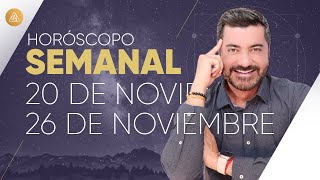 HORÓSCOPO SEMANAL del 20 al 26 de Noviembre Alfonso León Arquitecto de Sueños [upl. by Pulling]