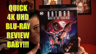 BATMAN MASK OF THE PHANTASM 4K UHD BLURAY REVIEW [upl. by Sukramaj147]