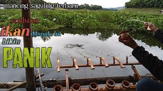 mancing saguling terbaru sambaran ikan dilapak ini bikin PANIK [upl. by Mistrot]