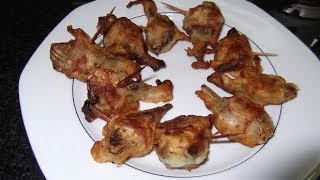 Alcachofas con jamon en tempura de gaseosa [upl. by Ardni]