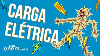 CARGA ELÉTRICA o que é como calcular fórmula ELETROSTÁTICA  Resumo de Física para o Enem [upl. by Ahsoyem]