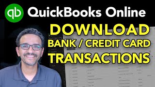 QuickBooks Online 2024 Connect Banks amp Upload Transactions [upl. by Aytida]