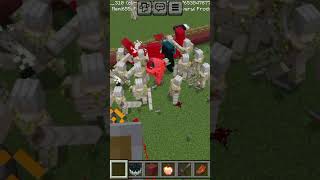 I ron golam vs warden minecraft [upl. by Helena322]