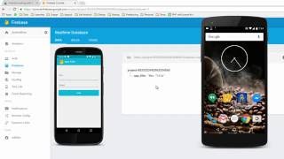 Android working with Firebase Realtime Database Demo [upl. by Rahman]