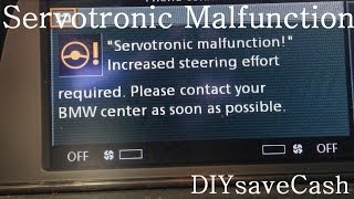 BMW E65 E66 Servotronic Malfunction After Smog Test [upl. by Meri]