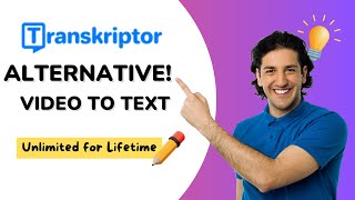 Transkriptor Unlimited Free For Lifetime  Best FREE Alternative to Transcribe Audio to Text 2024 [upl. by Cappello]