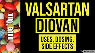 Valsartan Diovan  Uses Dosing Side Effects [upl. by Janaye]