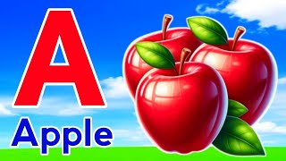 Phonics Song with TWO Words  A For Apple  ABC Alphabet Songs with Sounds for Children [upl. by Tremayne]