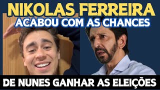 NIKOLAS FERREIRA ENTERROU A CAMPANHA DE NUNES E VARIOS PREFEITOS PELO BRASIL MARÇAL AVANÇA [upl. by Kristoffer]