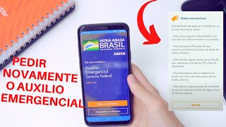 Auxílio EMERGENCIAL SE VOCÊ cadastrou entre 7 e 10 de abril deve SOLICITAR DENOVO NO APLICATIVO [upl. by Allesor280]