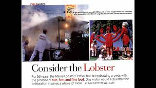 Consider the Lobster by David Foster Wallace [upl. by Lucille]