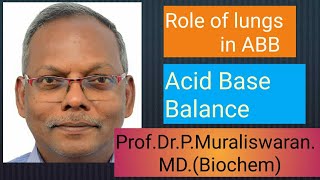 Role of lungs in acid base balanceMuralis Simplified Biochemistry [upl. by Ylek444]