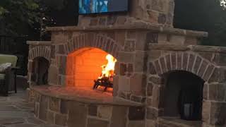 25 Best Outdoor Fireplaces Outdoor Kitchens and Stone Firepits 2019 [upl. by Brear113]