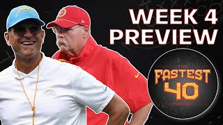 Chiefs Travel To LA For HUGE Divisional Showdown With Chargers  Fastest 40 Podcast [upl. by Nevaj]