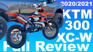 2020 and 2021 KTM 300 XCW Full Review [upl. by Gerhardt]