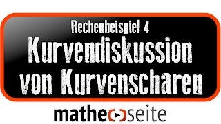 Kurvendiskussion von Kurvenscharen Beispiel 4  A2402 [upl. by Jeconiah]