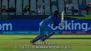 jemimah rodrigues shines in T20 world cup cricket trending [upl. by Ahsinek]