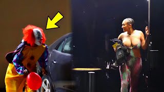 SCARY Clown Prank In The Hood GONE WRONG [upl. by Dee Dee]