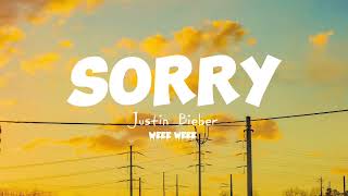 Justin Bieber  Sorry Lyrics [upl. by Ibbob277]