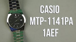 Распаковка CASIO MTP1141PA1AEF [upl. by Elehcim771]