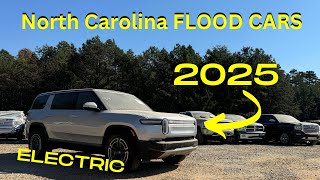 Checking Out Hurricane Flooded Cars In North Carolina IAA [upl. by Neale]