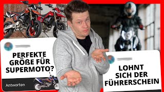 Lohnt sich der Motorradführerschein A1  A2 A2 Sportler bis 3000€ Perfekte Größe für Supermoto [upl. by Zitvaa744]