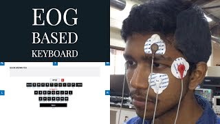 Electrooculography EOG Speller Assistive Keyboard  IIT Palakkad  Biomedical Signal Processing [upl. by Yeoj]