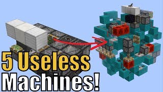 How To Make 5 FUN Useless Machines [upl. by Ahsrats]