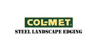 ColMet Steel Landscape Edging Installation and Tips [upl. by Jimmy]