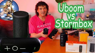 Earfun Uboom vs Tribit Stormbox  360 degree bluetooth speaker comparison [upl. by Nolyk190]