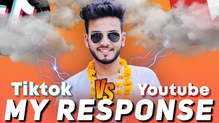 ELVISH YADAV FINAL REPLY ON TIKTOK VS YOUTUBE [upl. by Nya461]