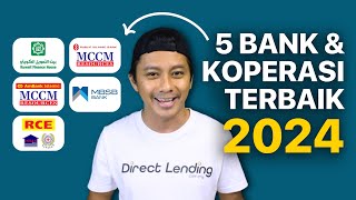 5 Pinjaman Bank Dan Koperasi Kakitangan Kerajaan 2024 [upl. by Hali]