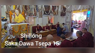 Saka Dawa Tsepa15  Shillong Gaden Choeling Monestary [upl. by Ennahoj]