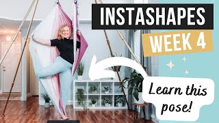 Learn this Aerial Yoga Beginners Pose Instashapes Week 4 [upl. by Aruat725]