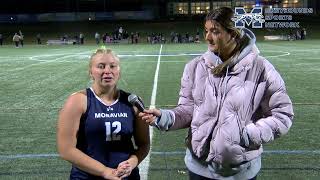 Field Hockey PostGame Interview vs Drew University [upl. by Dorsey208]