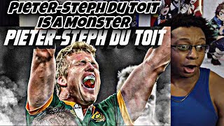 PieterSteph Du Toit Is A Monster  Springbok Rugby Beast REACTION [upl. by Relyk]