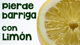 Dieta del limón para bajar la barriga en 5 días  APERDERPESOCOM [upl. by Booth410]