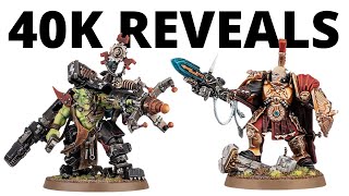 NEW BATTLEFORCE BOX SETS Orks and Custodes Characters and Codexes 40K Reveals from Warhammer World [upl. by Bacchus]