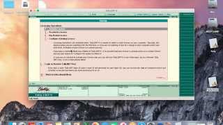 How to install Tally ERP9 on MAC Book [upl. by Eleik446]