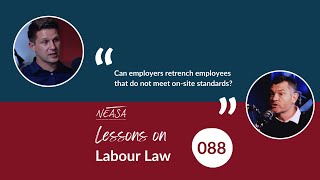 Lessons On Labour Law  Episode 088 [upl. by Eloccin]