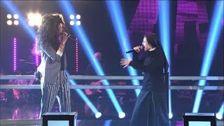 The Voice IT  Serie 2  Battle 1  Suor Cristina Scuccia Vs Luna Palumbo [upl. by Ilke]