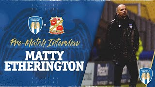 Interview  Matty Etherington Pre Swindon Town [upl. by Annabal]