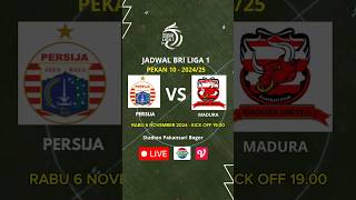 Jadwal persija vs madura briliga1hariini jadwalbriliga1 liga1 briliga12022hariini [upl. by Neel]