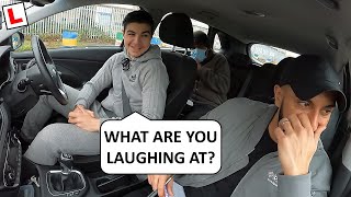 Driving Instructors LAUGH At Learner For Failing [upl. by Aelahc]