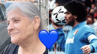 Parla LUCIA RISPOLI la mamma napoletana di MARADONA  Le sue PAROLE sono da PELLE DOCA 💙 [upl. by Tarr]