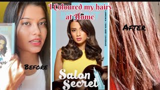 Bblunt Salon Secret Hair Colour Mehogany Reddish Brown Hair Colour haircolor haircolorathome [upl. by Gearalt52]