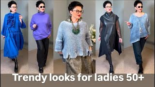 Trendy looks for ladies 50 [upl. by Koslo]