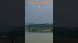 Desilting at man made lake🔥🔥 [upl. by Oag]