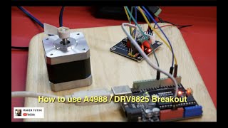 How to use A4988DRV8825 stepper motor drive control board [upl. by Bessy]