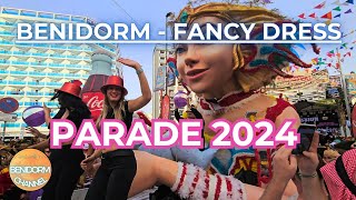 Fancy Dress Parade in Benidorm 2024 [upl. by Ab]